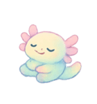 虹色ウーパールーパー癒やし（個別スタンプ：23）