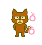 厭世な赤い子ギツネ (ベトナム) Ver5（個別スタンプ：28）