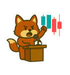 厭世な赤い子ギツネ (えいご) Ver5（個別スタンプ：32）