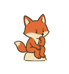 厭世な赤い子ギツネ (にほんご) Ver5（個別スタンプ：11）
