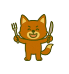 厭世な赤い子ギツネ (にほんご) Ver5（個別スタンプ：38）