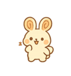 シナモンロールうさぎ朝焼きパン（個別スタンプ：2）