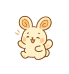 シナモンロールうさぎ朝焼きパン（個別スタンプ：8）