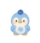ブルーベリーペンギンひんやり（個別スタンプ：2）