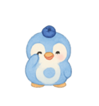 ブルーベリーペンギンひんやり（個別スタンプ：6）
