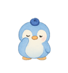 ブルーベリーペンギンひんやり（個別スタンプ：12）