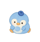 ブルーベリーペンギンひんやり（個別スタンプ：13）