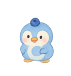 ブルーベリーペンギンひんやり（個別スタンプ：15）