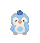 ブルーベリーペンギンひんやり（個別スタンプ：16）