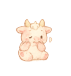 いちごミルクうしちゃん（個別スタンプ：5）