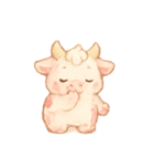 いちごミルクうしちゃん（個別スタンプ：7）