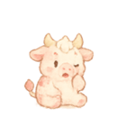 いちごミルクうしちゃん（個別スタンプ：8）