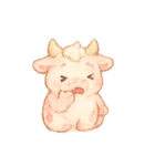 いちごミルクうしちゃん（個別スタンプ：11）