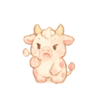 いちごミルクうしちゃん（個別スタンプ：13）