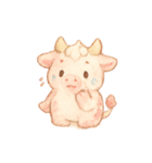 いちごミルクうしちゃん（個別スタンプ：14）