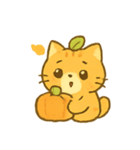 かぼちゃねこ秋の収穫日和（個別スタンプ：7）