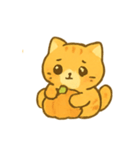 かぼちゃねこ秋の収穫日和（個別スタンプ：14）