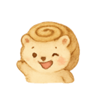 シナモンロールハリネズミほっこり（個別スタンプ：2）