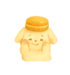 キャラメルマカロンバニー（個別スタンプ：3）
