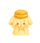 キャラメルマカロンバニー（個別スタンプ：7）