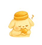 キャラメルマカロンバニー（個別スタンプ：15）