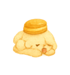キャラメルマカロンバニー（個別スタンプ：18）
