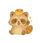 パンケーキアライグマスイート（個別スタンプ：5）