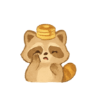 パンケーキアライグマスイート（個別スタンプ：8）