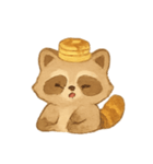 パンケーキアライグマスイート（個別スタンプ：10）