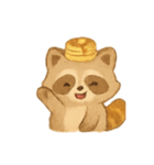 パンケーキアライグマスイート（個別スタンプ：11）