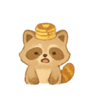 パンケーキアライグマスイート（個別スタンプ：13）