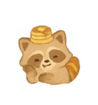 パンケーキアライグマスイート（個別スタンプ：15）