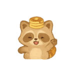 パンケーキアライグマスイート（個別スタンプ：16）