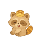 パンケーキアライグマスイート（個別スタンプ：18）