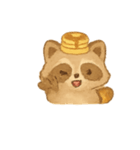パンケーキアライグマスイート（個別スタンプ：20）