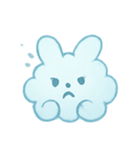 ふわ雲うさぎふんわりパック（個別スタンプ：13）