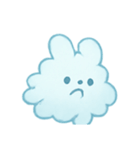 ふわ雲うさぎふんわりパック（個別スタンプ：15）