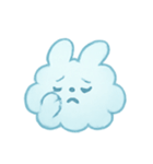 ふわ雲うさぎふんわりパック（個別スタンプ：17）
