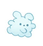 ふわ雲うさぎふんわりパック（個別スタンプ：20）