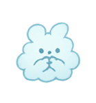 ふわ雲うさぎふんわりパック（個別スタンプ：22）