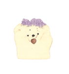 ラベンダーくまのふんわり時間（個別スタンプ：11）