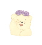 ラベンダーくまのふんわり時間（個別スタンプ：29）