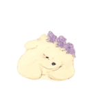 ラベンダーくまのふんわり時間（個別スタンプ：30）