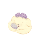 ラベンダーくまのふんわり時間（個別スタンプ：32）