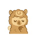 モカラテアルパカ朝カフェタイム（個別スタンプ：2）