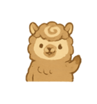 モカラテアルパカ朝カフェタイム（個別スタンプ：4）