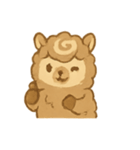 モカラテアルパカ朝カフェタイム（個別スタンプ：5）