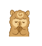 モカラテアルパカ朝カフェタイム（個別スタンプ：10）