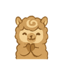 モカラテアルパカ朝カフェタイム（個別スタンプ：14）