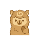 モカラテアルパカ朝カフェタイム（個別スタンプ：15）